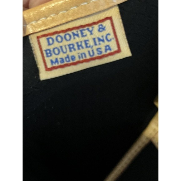 Dooney & Bourke Black and Tan Tote Bag - Picture 16 of 16